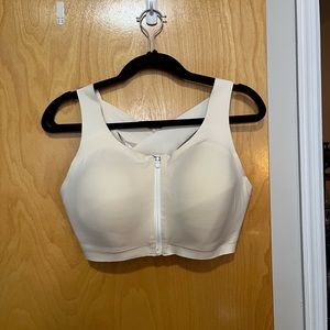 Enlite Front-Zip Bra High Support - White - 38DD